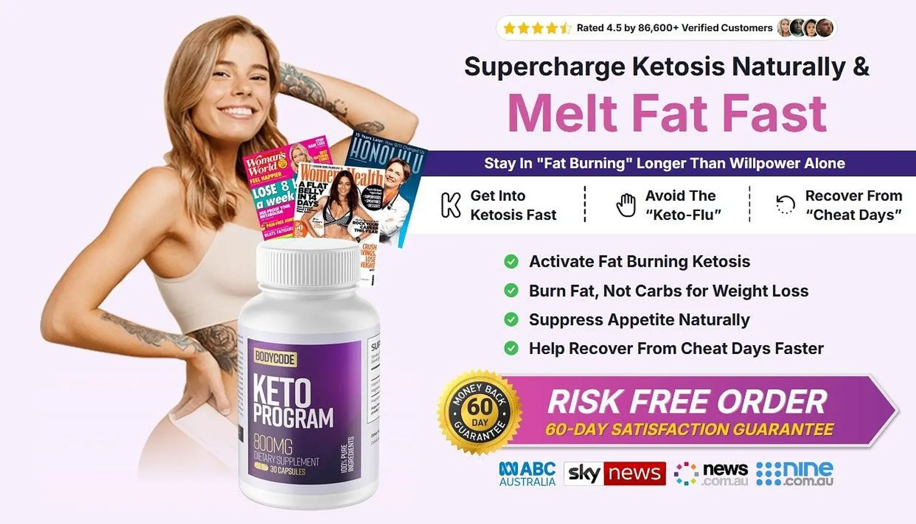 BodyCode Keto Capsules 800mg: Best Supplement for Supporting Ketosis and  Promoting Healthy Weight Loss